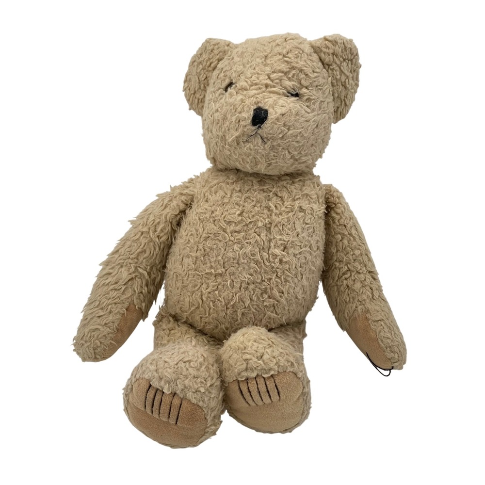 Vintage Cape Craftsmen Inc Teddy Bear 17" Plush Tan Fuzzy Stuffed Animal Kids